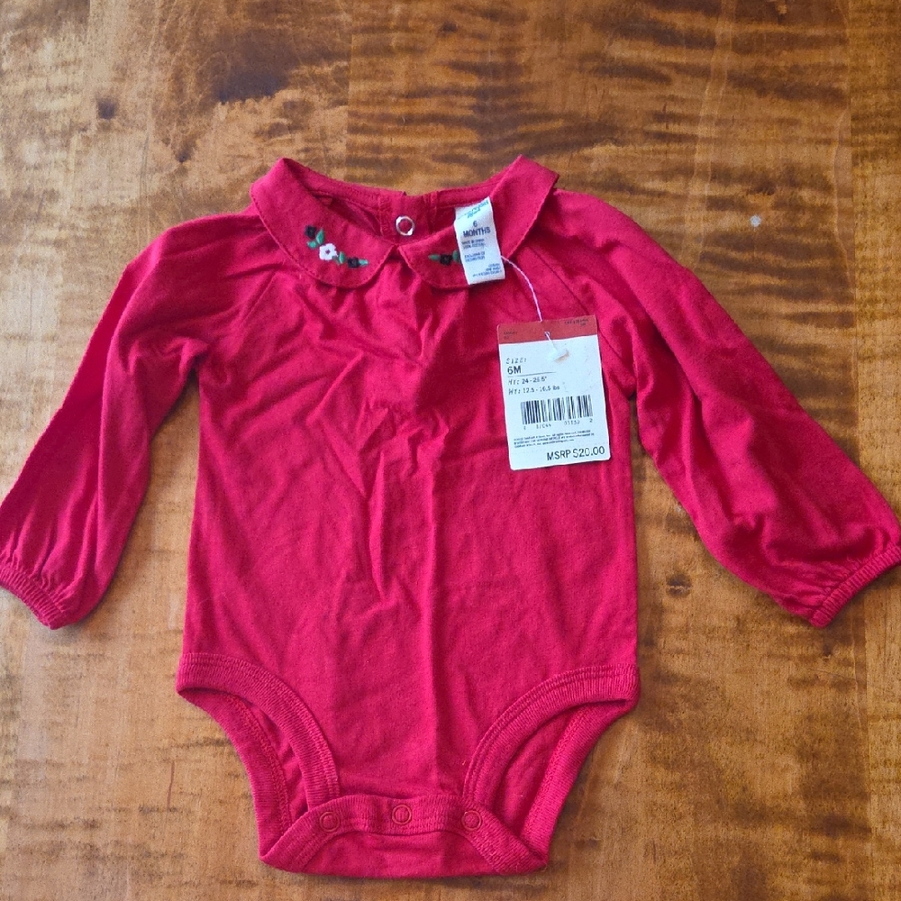 OshKosh B'gosh Cherry Red Baby Bodysuit
